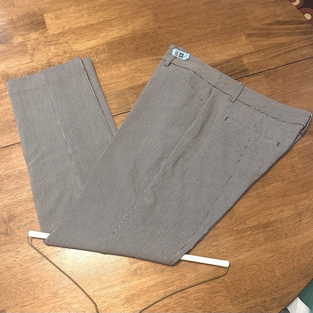 Express Editor Women’s Dress Pants, Flat Front Hook & Eye, Straight Leg Slim 12R